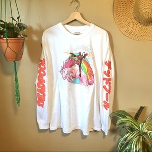 Collectable Japanese Deadpool Long Sleeve T Shirt